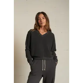 PERFECT WHITE TEE Zuri Reverse Fleece Sweatshirt