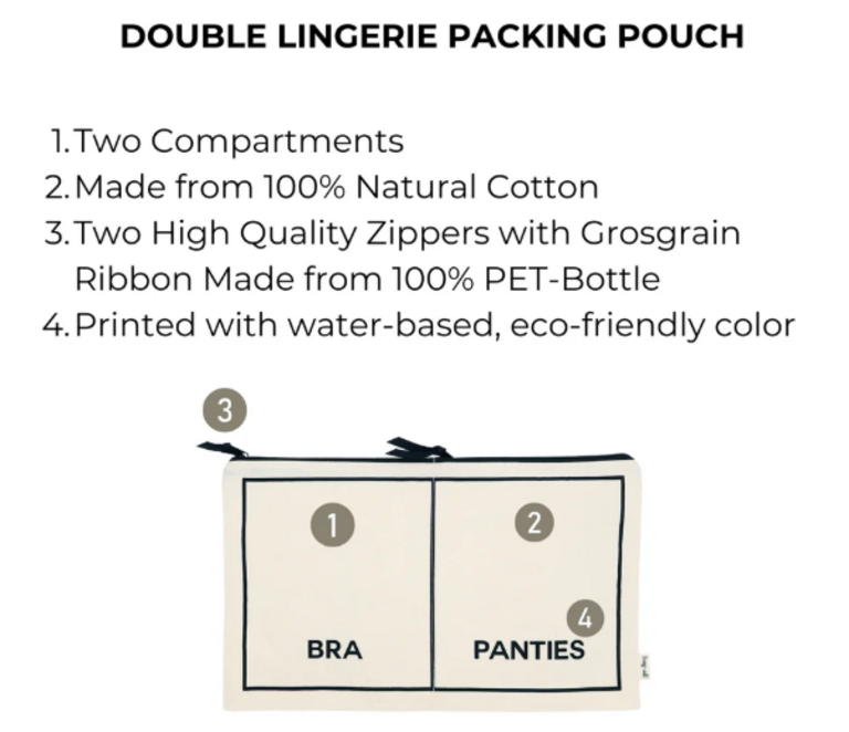 BAG-ALL BAG-ALL Double Underwear Organizer, 138873