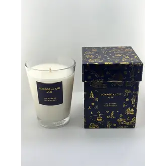 VOYAGE ET CIE Holiday French Cut Vase Candle, Les Pinedes