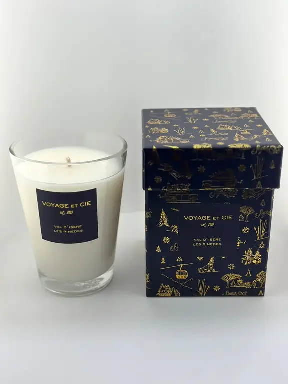 VOYAGE ET CIE VOYAGE ET CIE Holiday French Cut Vase Candle, Les Pinedes