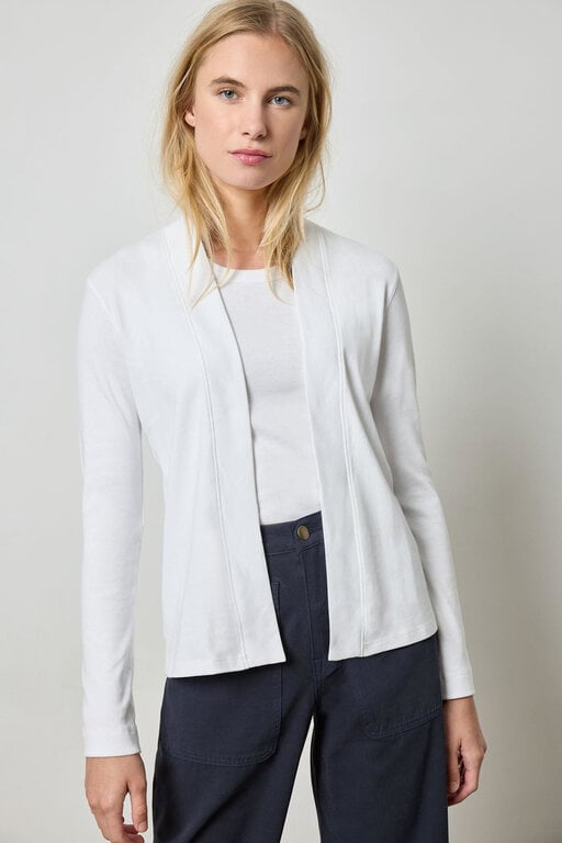 LILLA P LILLA P Classic 1x1 Cardigan