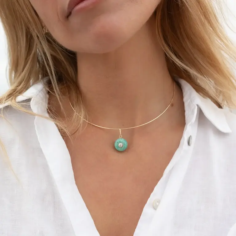 THATCH THATCH  Amazonite Bon Bon Charm