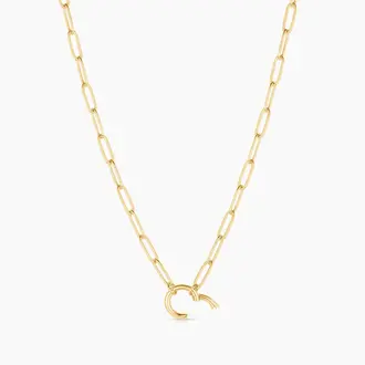 THATCH 22" Finn Paperclip Charm Necklace