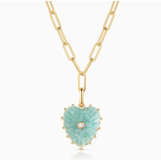 THATCH Malene Amazonite Clip Necklace