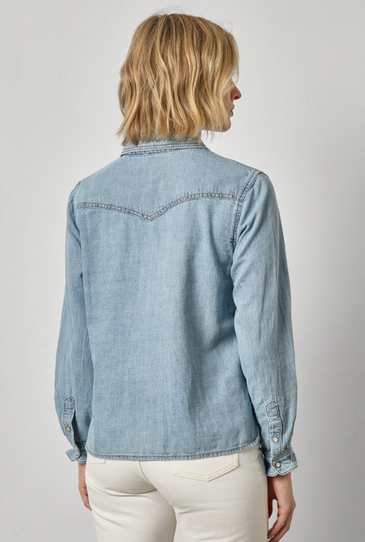 LILLA P LILLA P Denim Snap Front