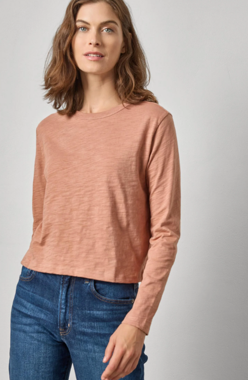 LILLA P LILLA P Long Sleeve Boyfriend Tee