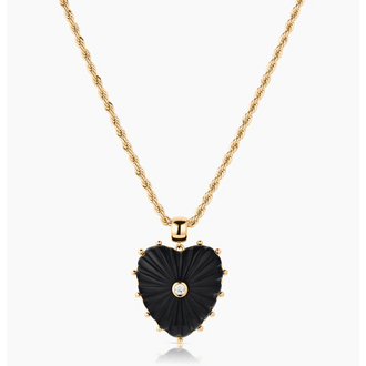 THATCH Malene Onyx Rope Neckalce