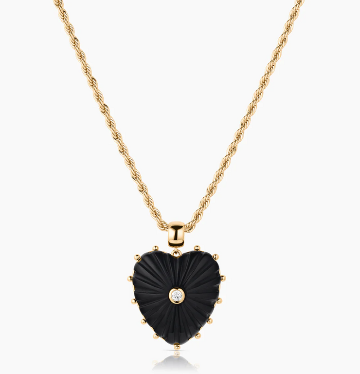 THATCH THATCH Malene Onyx Rope Necklace