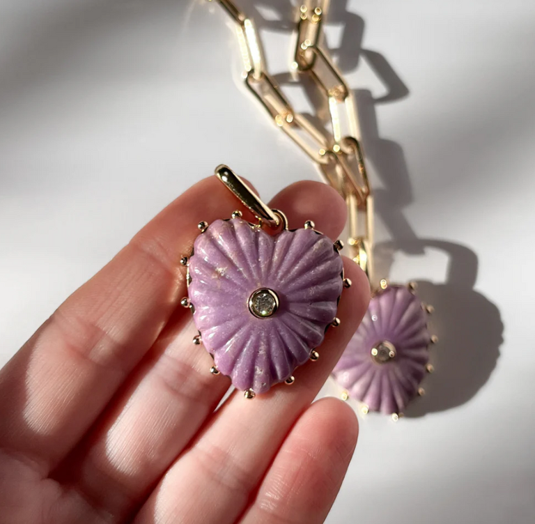THATCH THATCH Malene Purple Mica Clip Charm