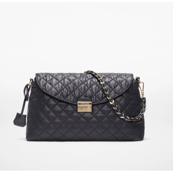 ♡ MZ WALLACE Medium Crosby Lock Crossbody, Espresso, 159C2347