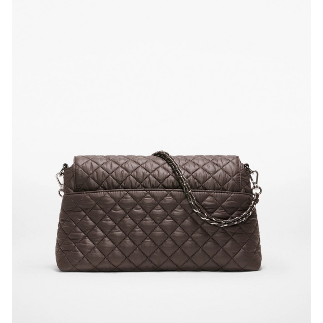 MZ WALLACE Medium Crosby Lock Crossbody, Espresso, 159C2347