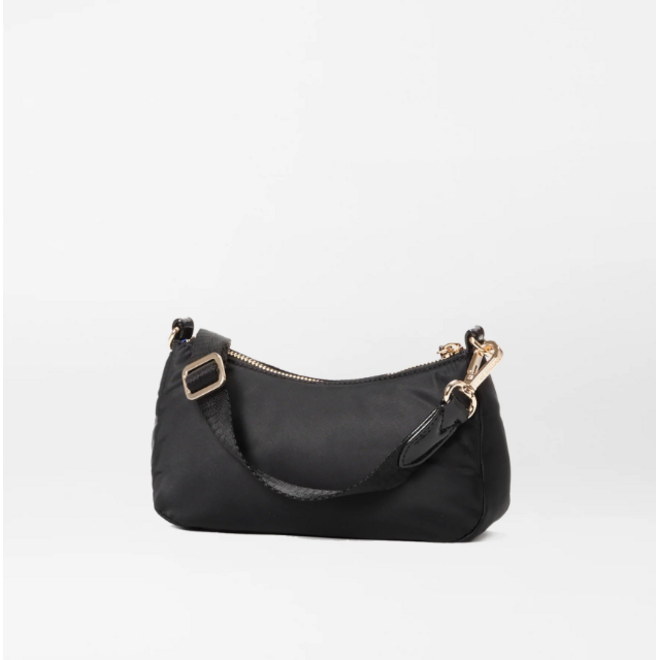 MZ WALLACE Medium Crosby Lock Crossbody, Espresso, 159C2347