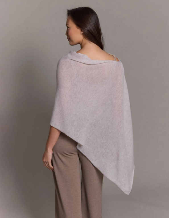 ALASHAN ALASHAN  100% Cashmere Classic Topper- Latte