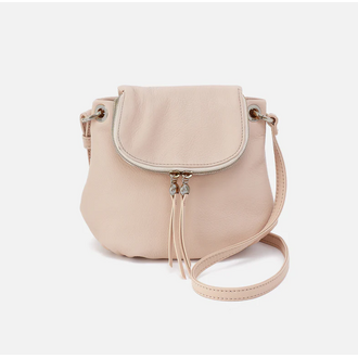 HOBO Fern Zip-Flap Crossbody- Stonewash