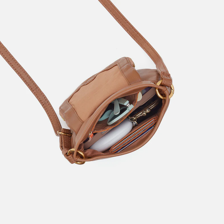 HOBO HOBO Fern Zip-Flap Crossbody- Timber Brown