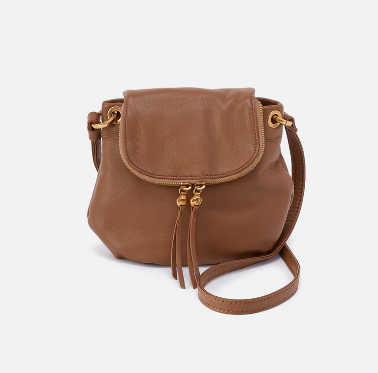 HOBO HOBO Fern Zip-Flap Crossbody- Timber Brown