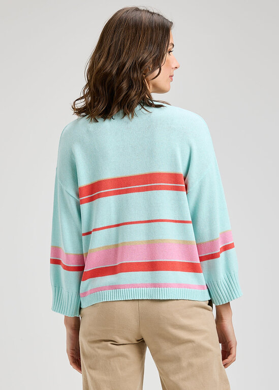 ZAKET + PLOVER ZAKET + PLOVER Crop Stripe Sweater