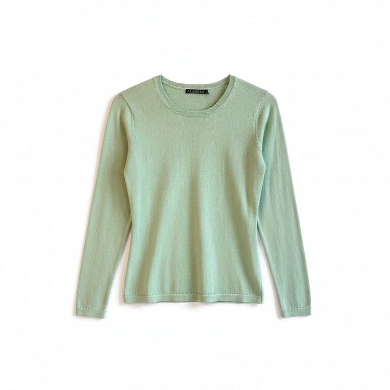 ALASHAN ALASHAN Classic Cotton, Cashmere Crew Sweater