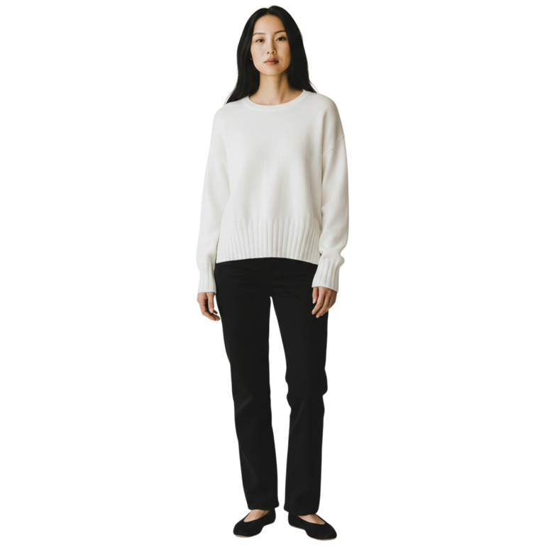 J. SOCIETY J. SOCIETY Ribbed Bottom Crew