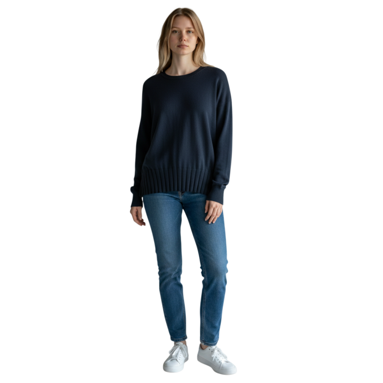 J. SOCIETY J. SOCIETY Ribbed Bottom Crew