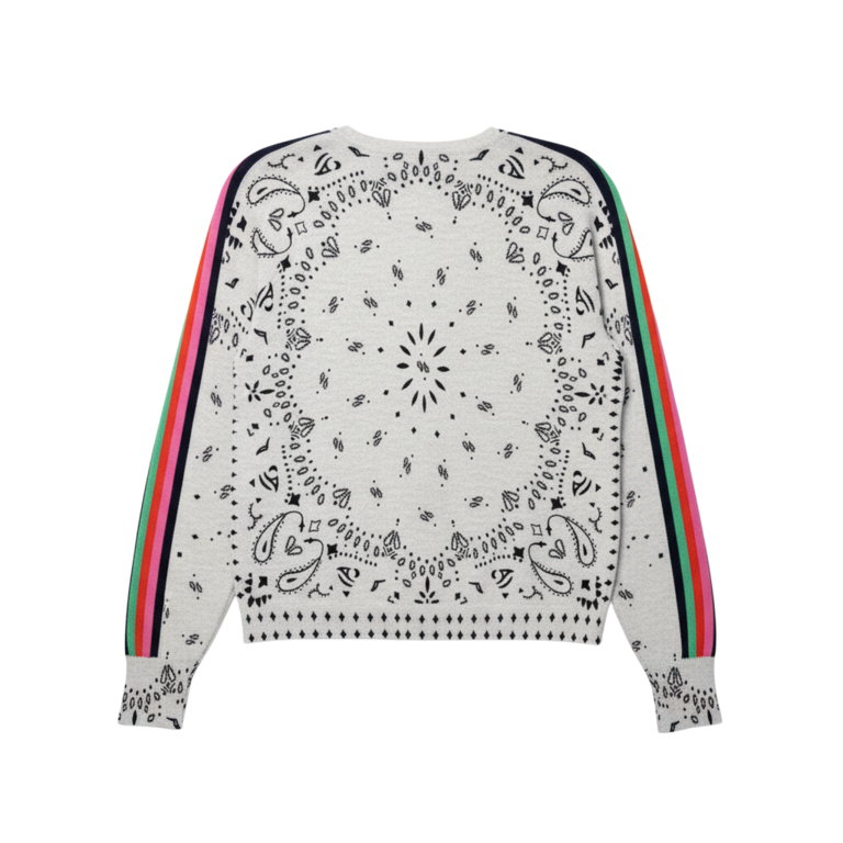 J. SOCIETY J. SOCIETY Stripe Sleeve Bandana Crew