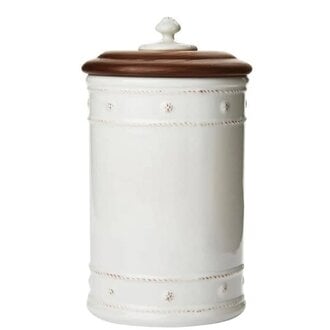 JULISKA Berry & Thread 10" Canister w/ Wooden Lid