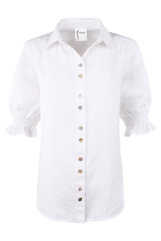 FINLEY FINLEY Sirena Linen Top