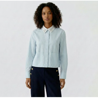 OUI Sparkle Collar Blouse