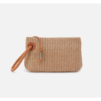 HOBO Daisy Daze Wristlet- Meadow Woven Straw
