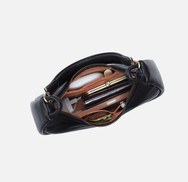 HOBO HOBO Cass Small Shoulder Bag- Black