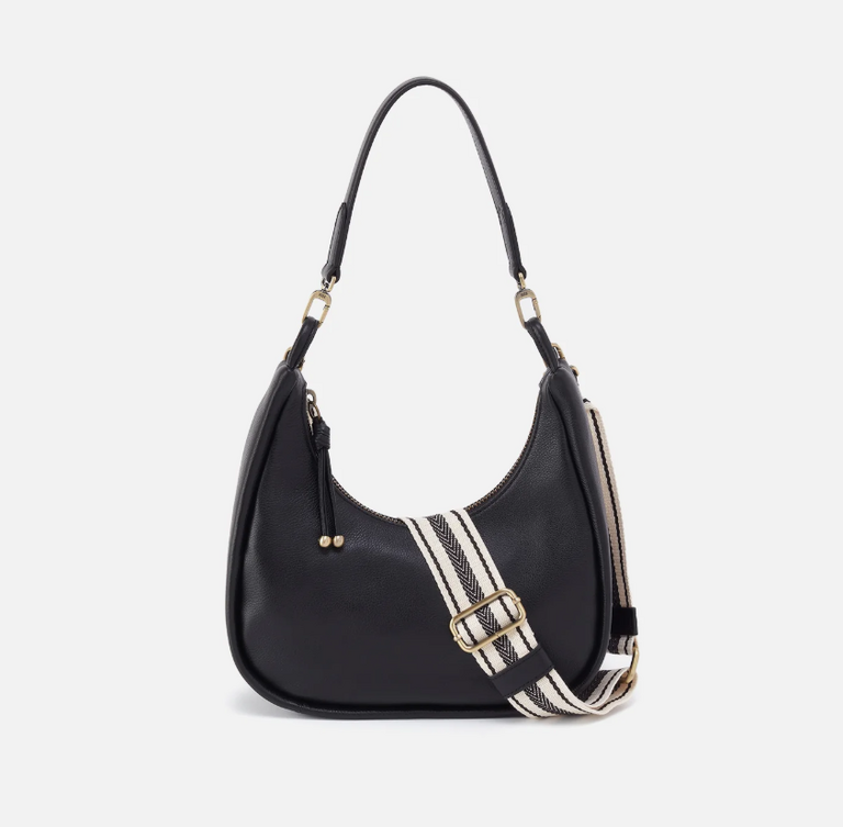 HOBO HOBO Cass Small Shoulder Bag- Black