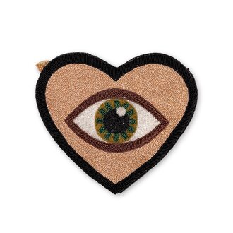 OLIVIA DAR ACCESSORIES Heart Eye Coin Purse