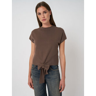 REPEAT Tie Front Sweater