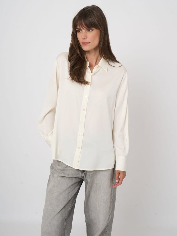 REPEAT REPEAT Silk  Blouse