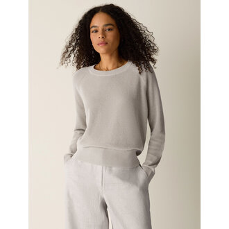 EILEEN FISHER Crew Neck Wedge Sweater