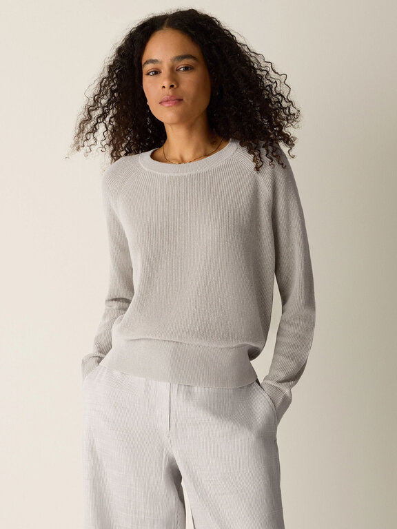 EILEEN FISHER EILEEN FISHER Crew Neck Wedge Sweater