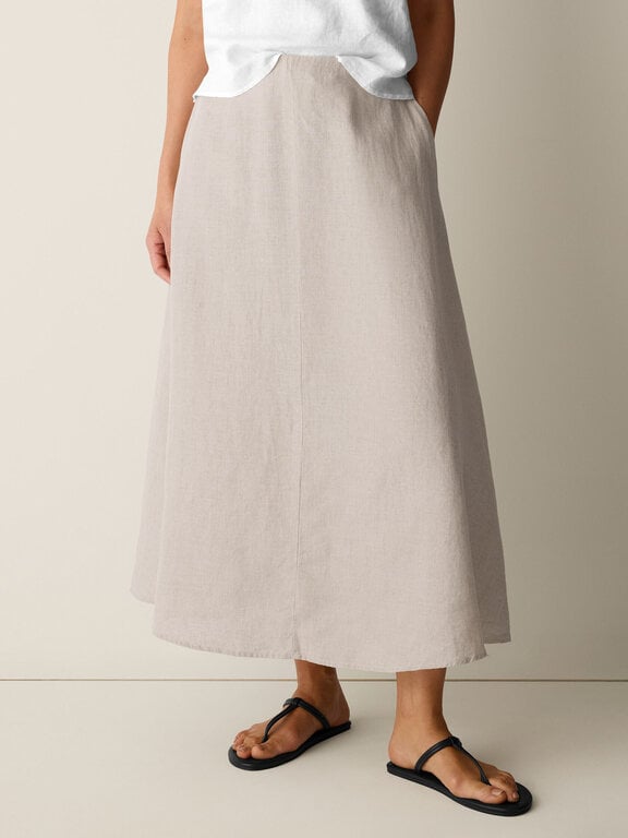EILEEN FISHER EILEEN FISHER Full Length Linen Skirt