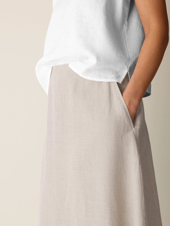 EILEEN FISHER EILEEN FISHER Full Length Linen Skirt