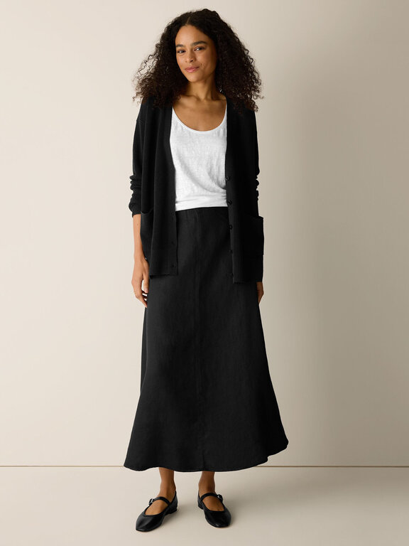EILEEN FISHER EILEEN FISHER Full Length Linen Skirt