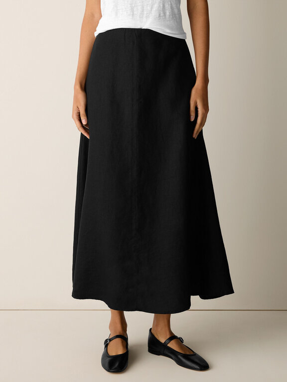 EILEEN FISHER EILEEN FISHER Full Length Linen Skirt