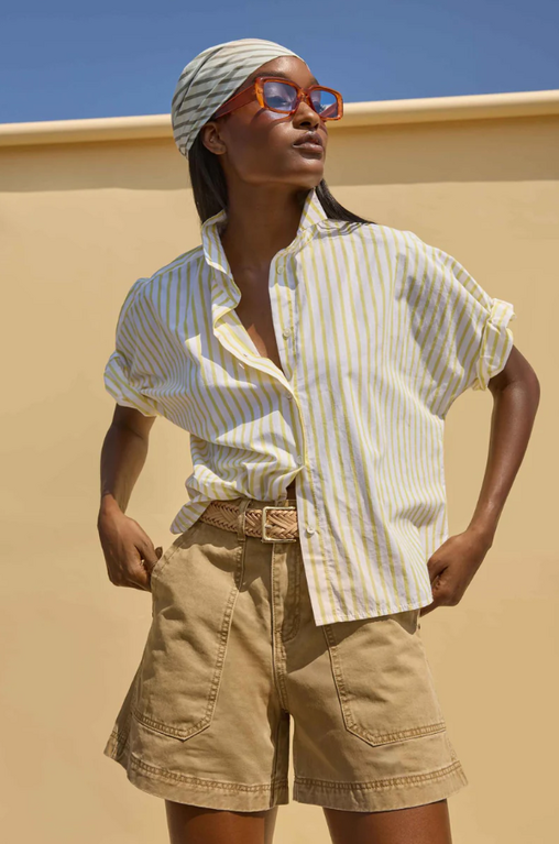 LILLA P LILLA P Oversized Button Down Dolman