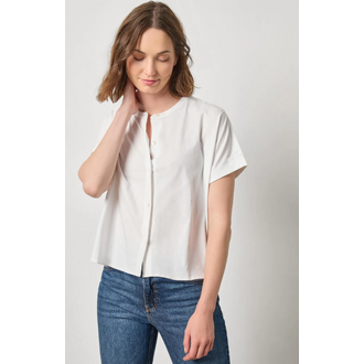 LILLA P Cuffed Sleeve Dolman Button Down