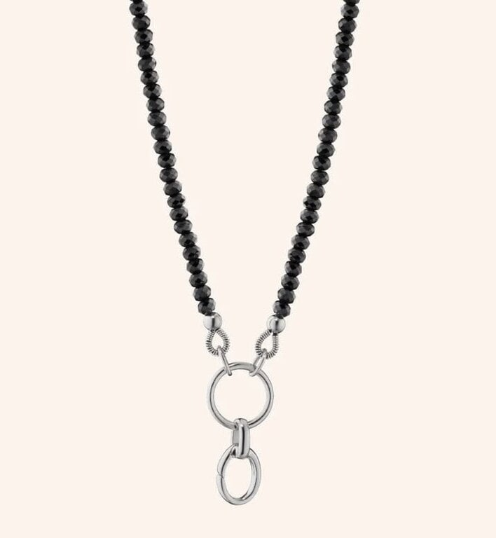 MONICA RICH KOSANN MONICA RICH KOSANN Single Strand "Design your own" Black Spinel Charm Chain