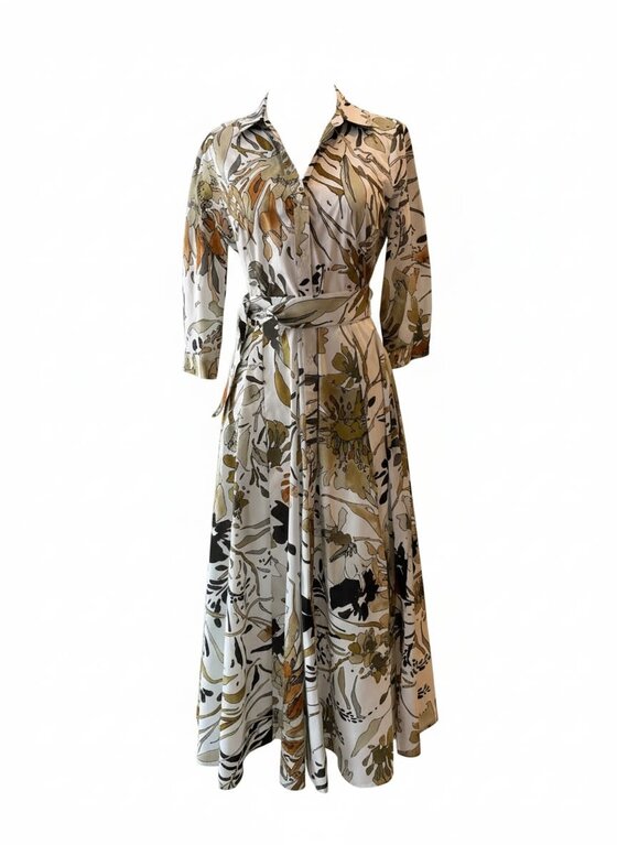 CAMICETTA SNOB CAMICETTA SNOB Maxi Print Shirt Dress
