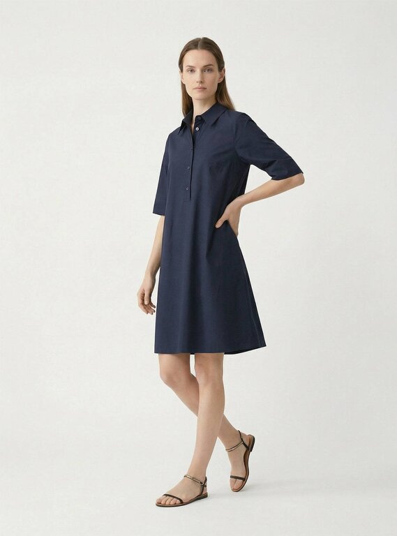 CAMICETTA SNOB CAMICETTA SNOB Stretch Sail Canvas Dress