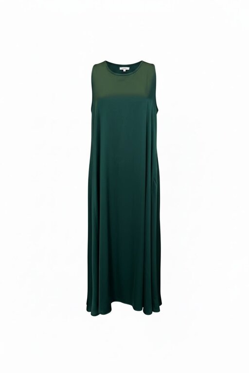 B-YU B-YU Long Tank Dress- Verde