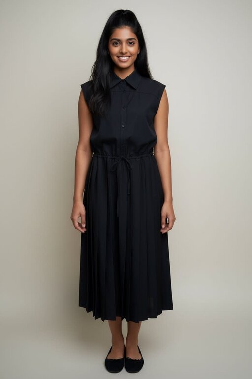 B-YU B-YU Pleat Dress