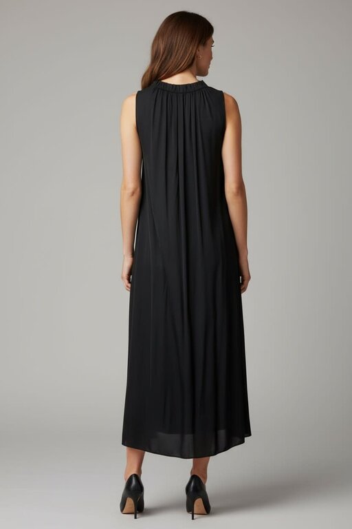 B-YU B-YU Long Tank Dress- Black
