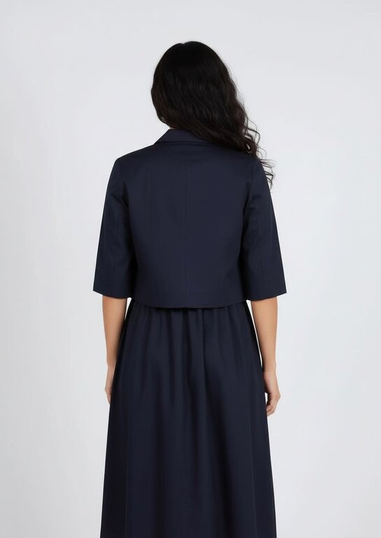 ELLIOTT LAUREN ELLIOTT LAUREN Double Up Button Front Crop Jacket