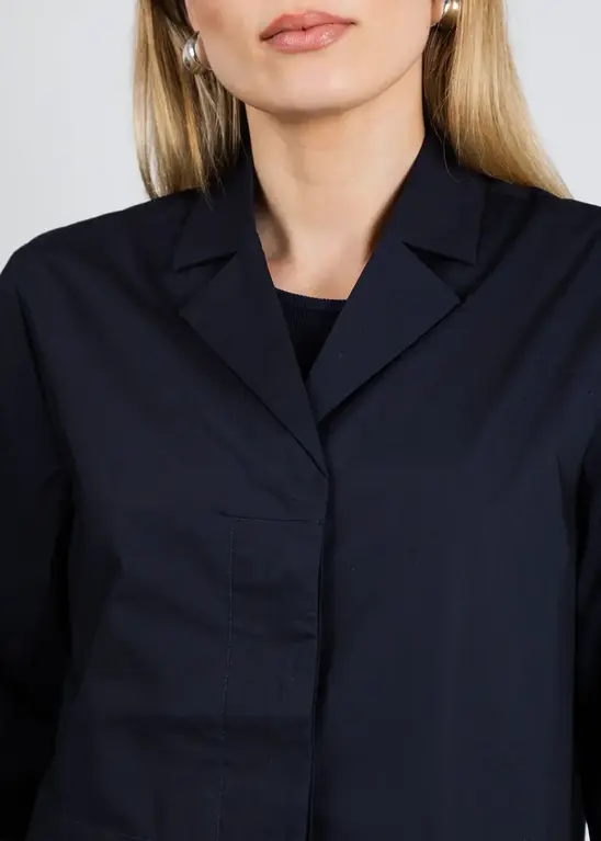 ELLIOTT LAUREN ELLIOTT LAUREN Double Up Button Front Crop Jacket